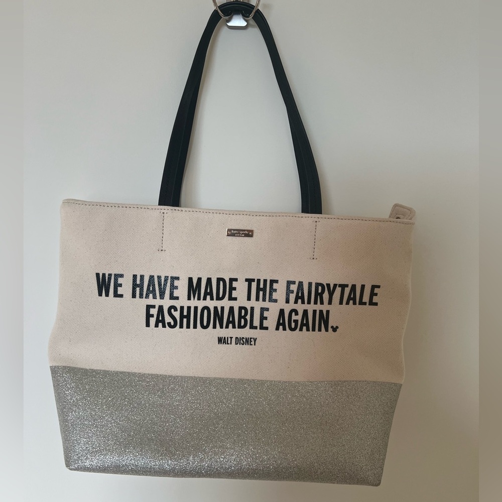 Kate Spade x Disney Canvas Tote Bag, Very Good Pre Owned Condition